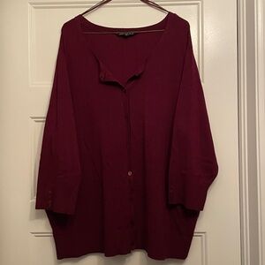 Addition Elle Burgundy Cardigan